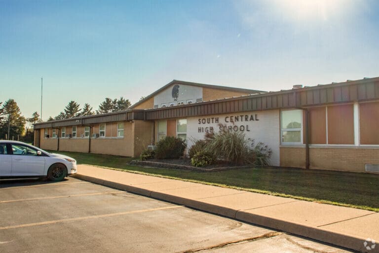 South Central High School in Greenwich, Ohio, a Wilkes school HVAC and plumbing project